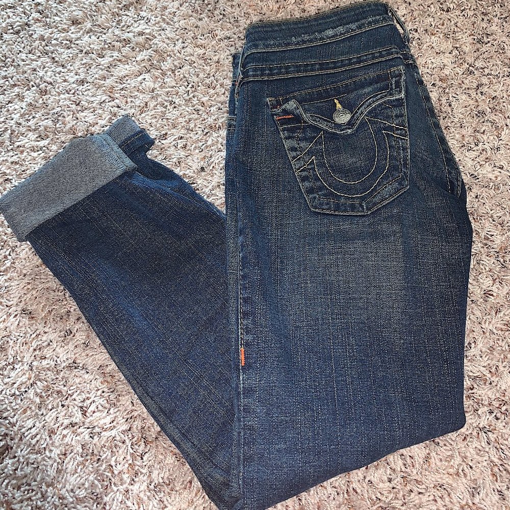 True Religion Cropped Jeans